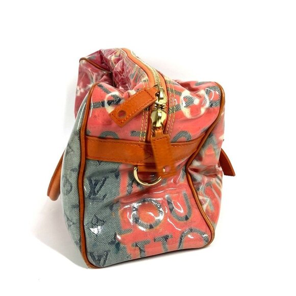 LOUIS VUITTON Orange Monogram Leather Bag - Picture 4 of 16